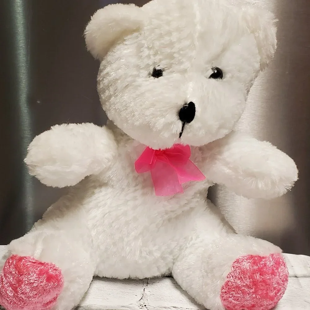 Women's Pink Gold Sparkly Valentines Design 20oz Tumbler Coaster Teddy Gift Set - Picture 5 of 5